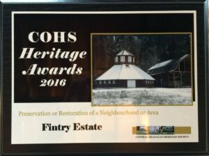 COHS Award Plaque