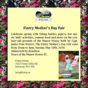 Fintry Spring Fair - Cancelled @ At the Fintry Manor House
